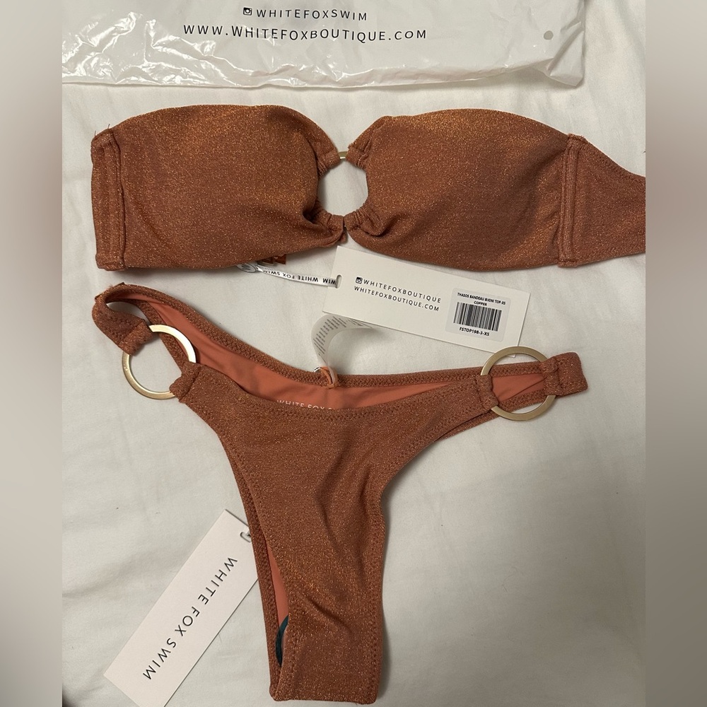 NEW White Fox Swim Bikini Set